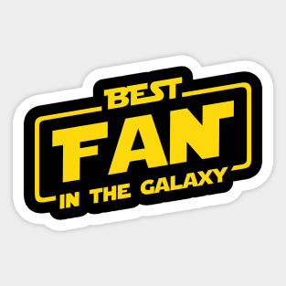 Best Fan In The Galaxy Sticker